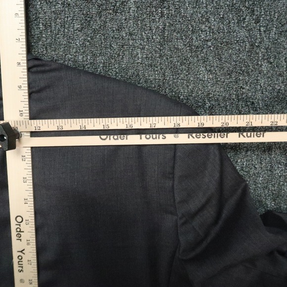 Ted Baker Blazer Mens 42R Gray Endurance Wool Double Vent Suit Jacket - Picture 13 of 15